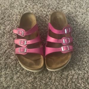 Pink Birkenstock Florida sandals. Size 39